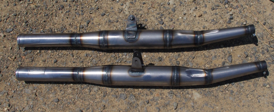 66 360 twin pipe chambers c/w silencers